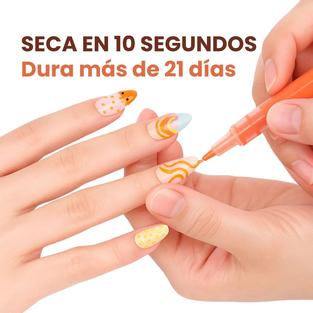 MARCADORES ACRILICOS DE ESMALTE PARA UÑAS (SET PREMIUM DE 12)