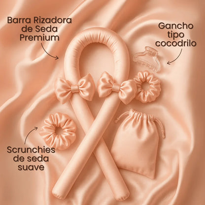 BARRA RIZADORA SIN CALOR + ACCESORIOS