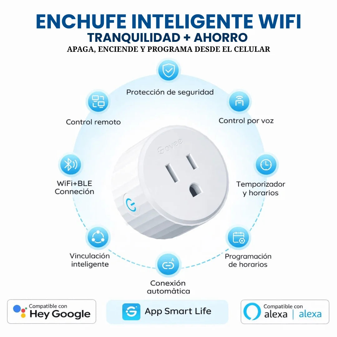 Enchufe Inteligente WIFI