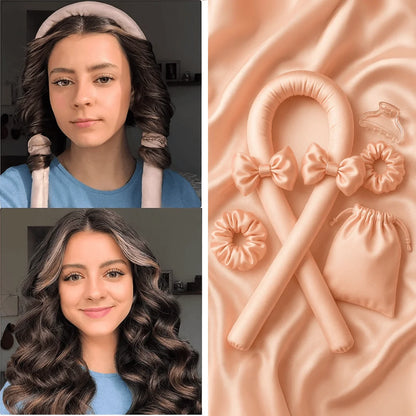 BARRA RIZADORA SIN CALOR + ACCESORIOS