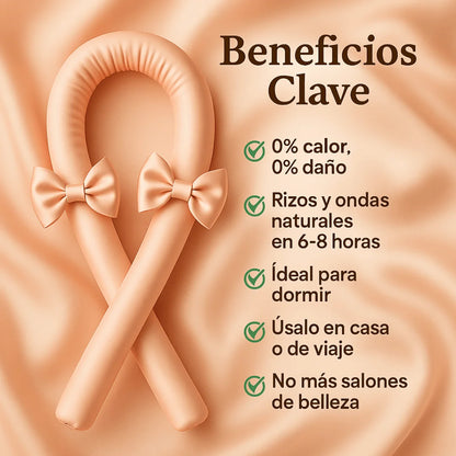 BARRA RIZADORA SIN CALOR + ACCESORIOS