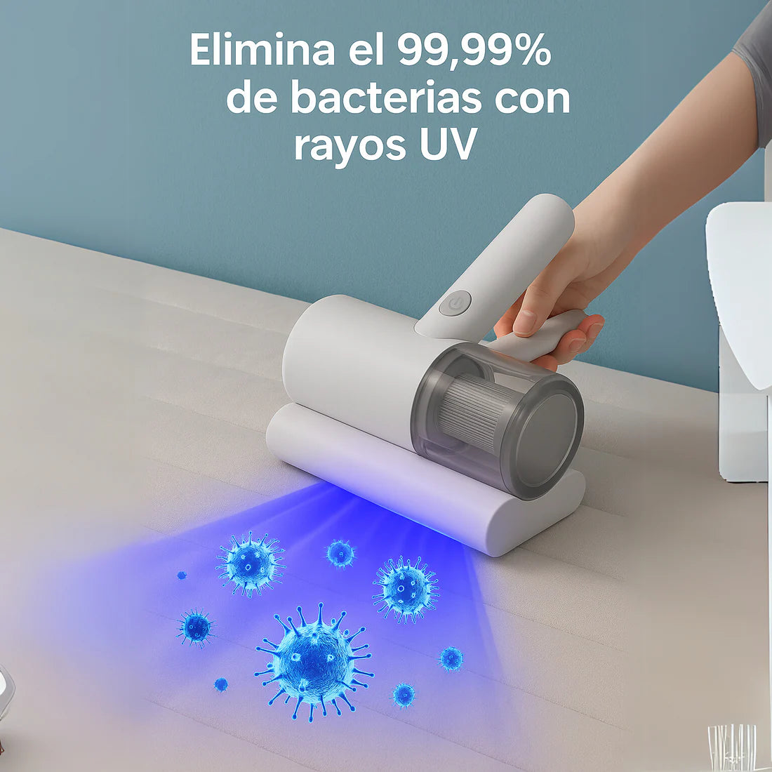 ASPIRADORA UV DE ACAROS Y PELOS