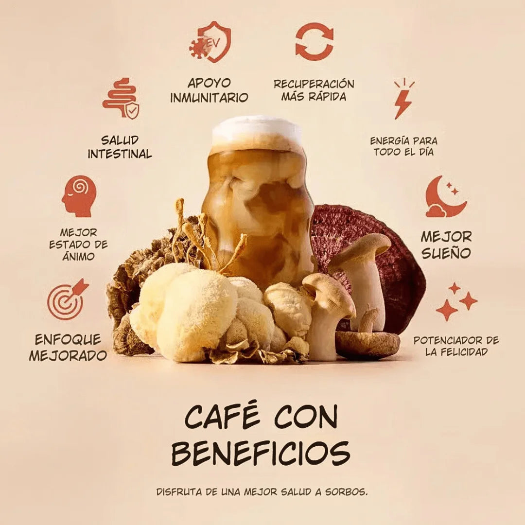 CAFE RYZE ORIGINAL - Mushroom Coffee (Menos Estrés, Más Enfoque)