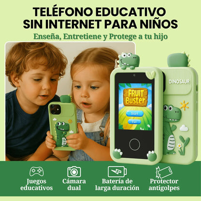 Teléfono educativo inteligente con pantalla táctil (enseña, entretiene y protege a tu hijo)
