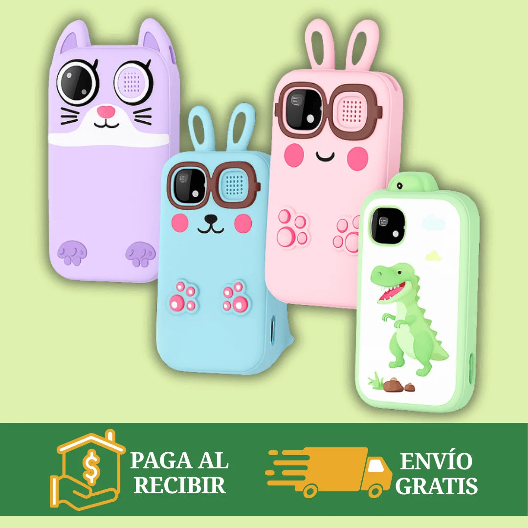 Teléfono educativo inteligente con pantalla táctil (enseña, entretiene y protege a tu hijo)